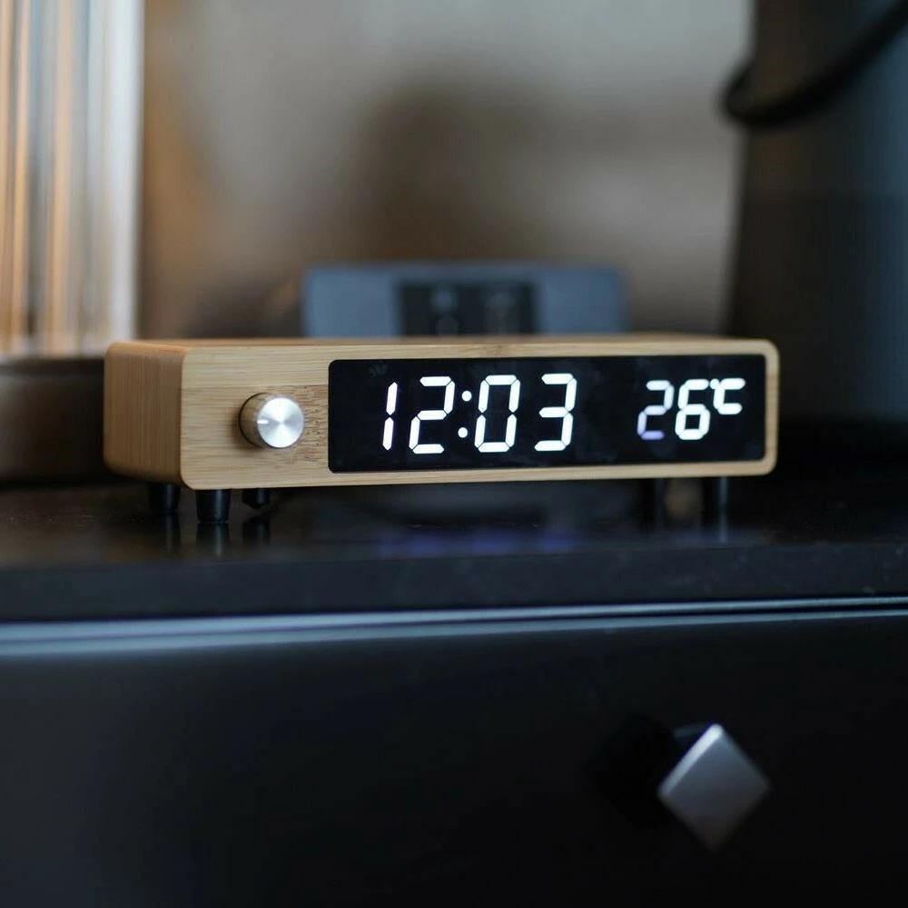 天然木ワイヤレス充電時計